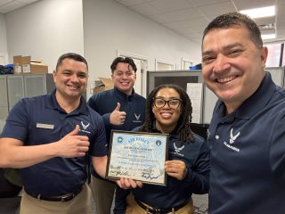 SO FREAKING PROUD of my team!  Look at both of my freshly certified recruiters!!! 

SrA Kottwitz and SSgt Stewart did NOT come to Brooklyn to play!  It's a very busy area of responsibility and they work it with ease!

They just keep giving me reasons to celebrate them!